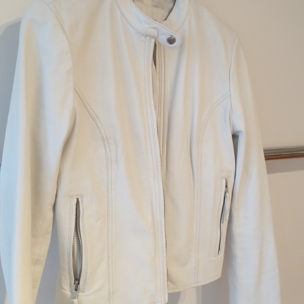 Leather Moto Jacket - Picture 3 of 4